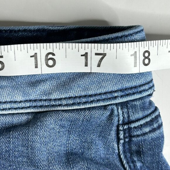 Lane Bryant Women's size 14 Mid-rise Blue Capri - Picture 6 of 14